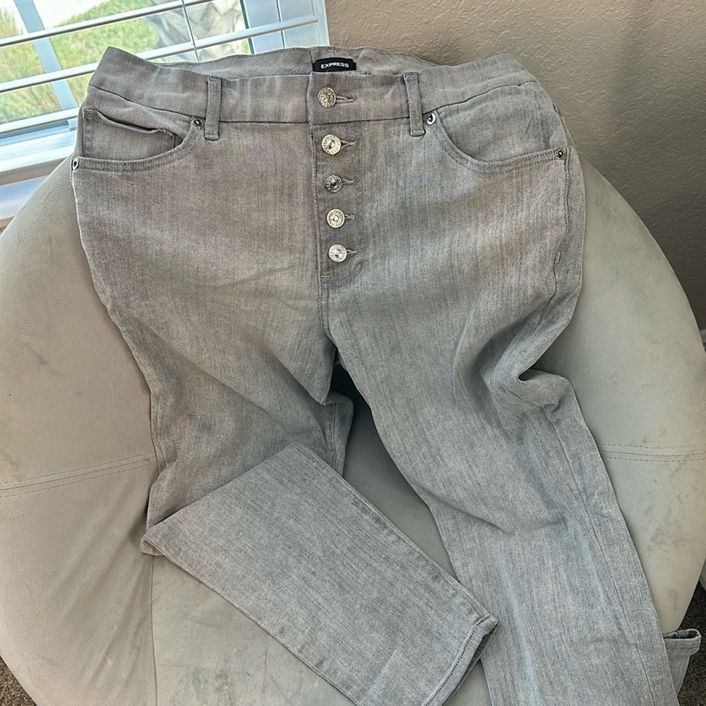 Express grey jeans